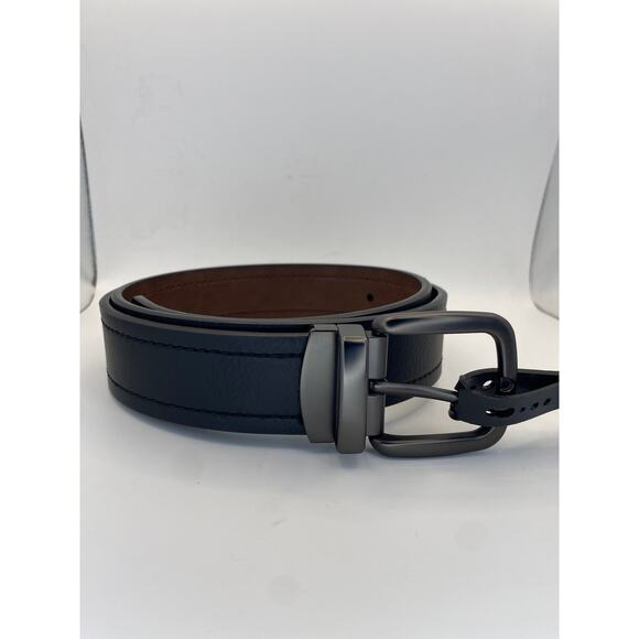 Mutual Weave Men’s Reversible Belt Black Brown Size Small Classic Preppy - Picture 1 of 6